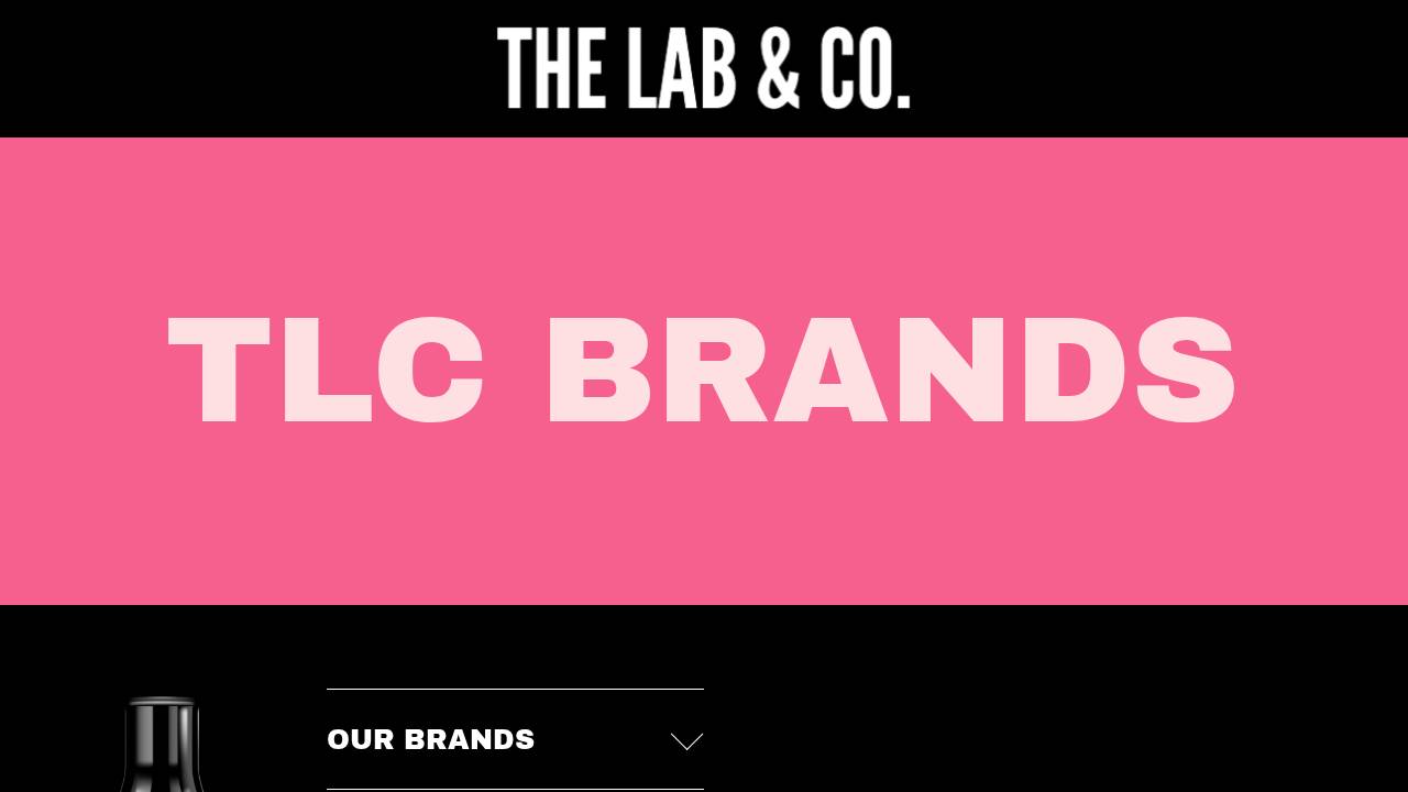 The Lab Co. website screenshot