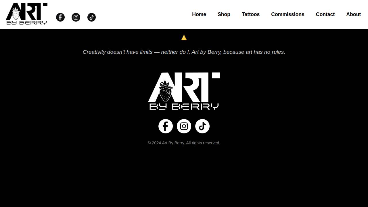 Art By Berry website screenshot