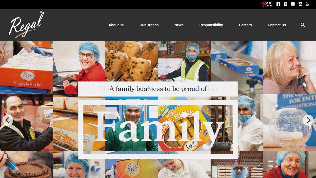 Kb Foods LLC website screenshot