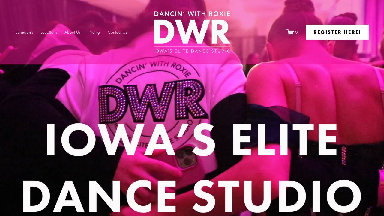 Dancin' With Roxie website screenshot