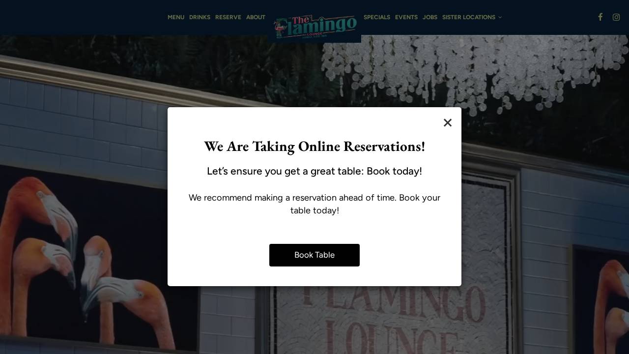 Flamingo Lounge LLC website screenshot