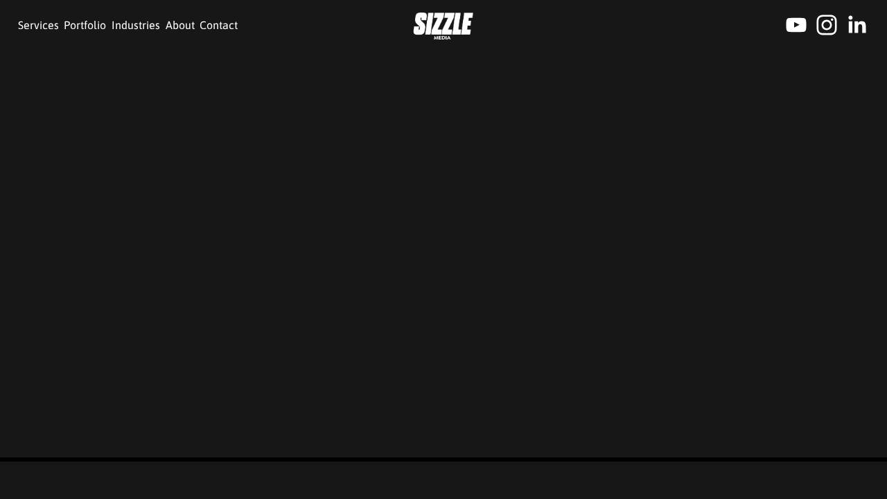Sizzle Media website screenshot