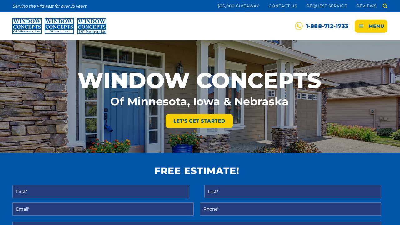 Window Concepts Of Iowa website screenshot