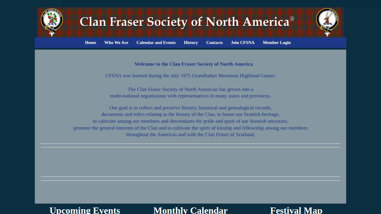 Cfs North America LLC website screenshot