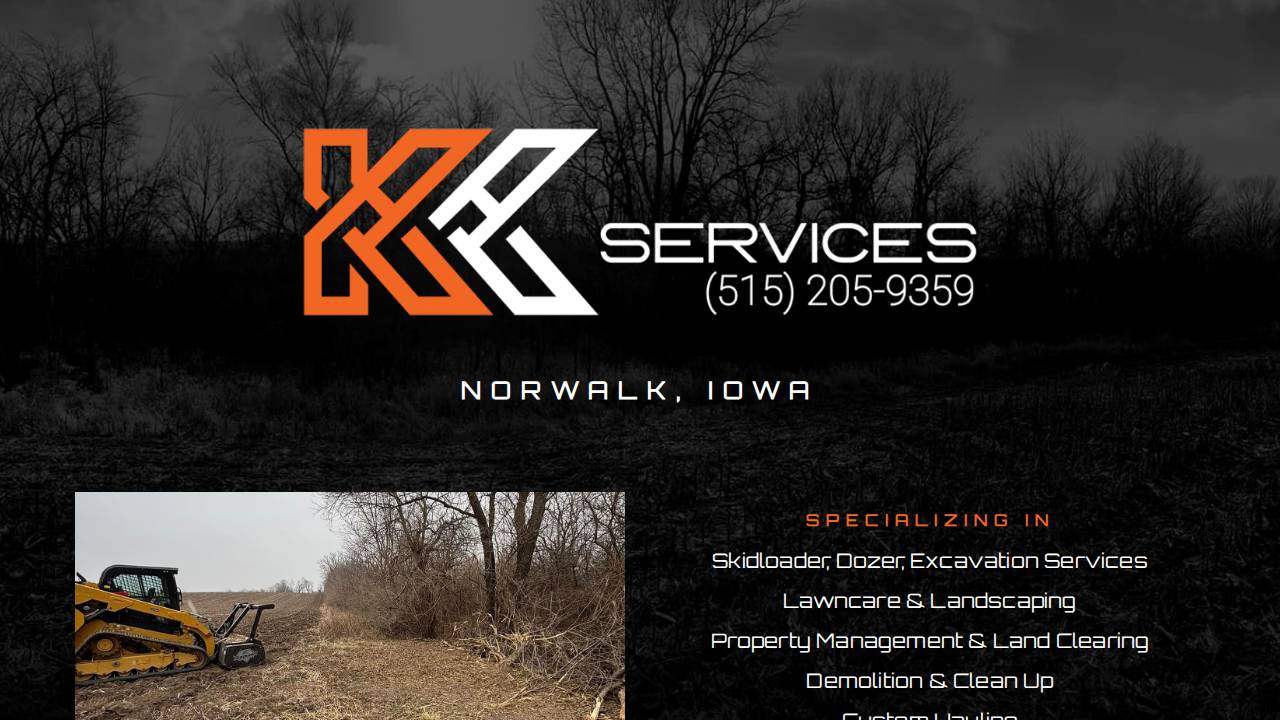 K & K Service LLC website screenshot