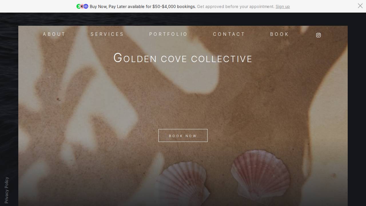 Golden Cove Collective LLC website screenshot