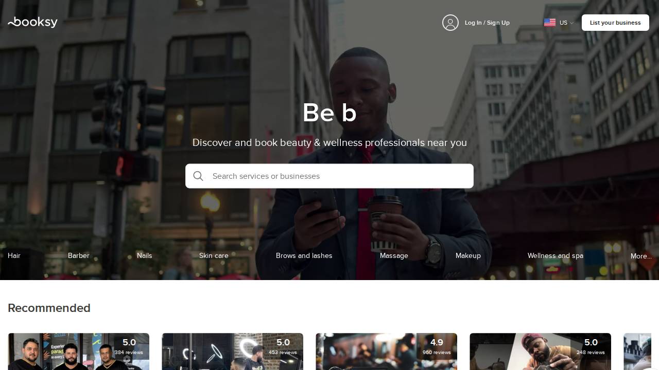 Scissorhands Cuts Barber Shop website screenshot