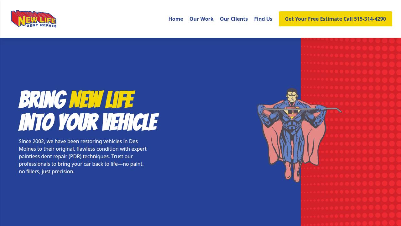 Dan Allen Pdr LLC website screenshot