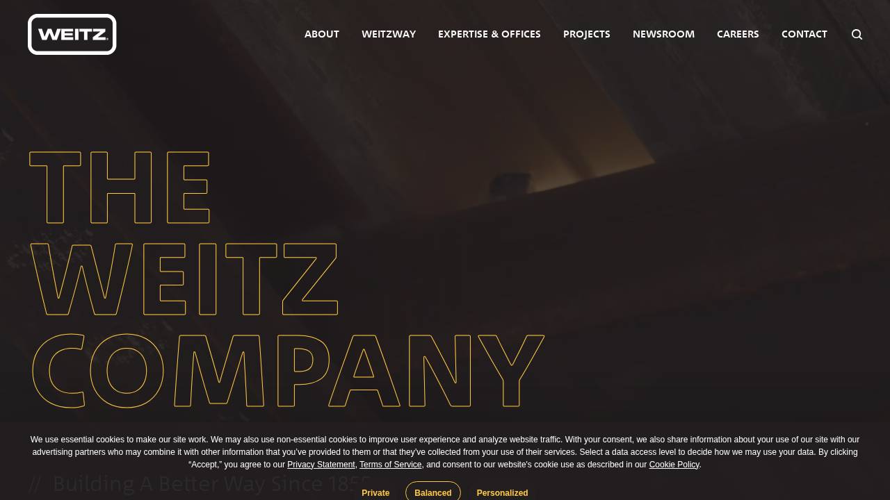 Weitz Family Ventures LLC website screenshot