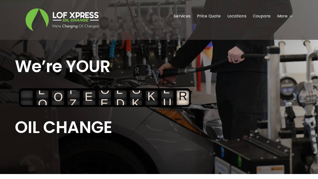 Strickland Brothers 10 Minute Oil Change website screenshot