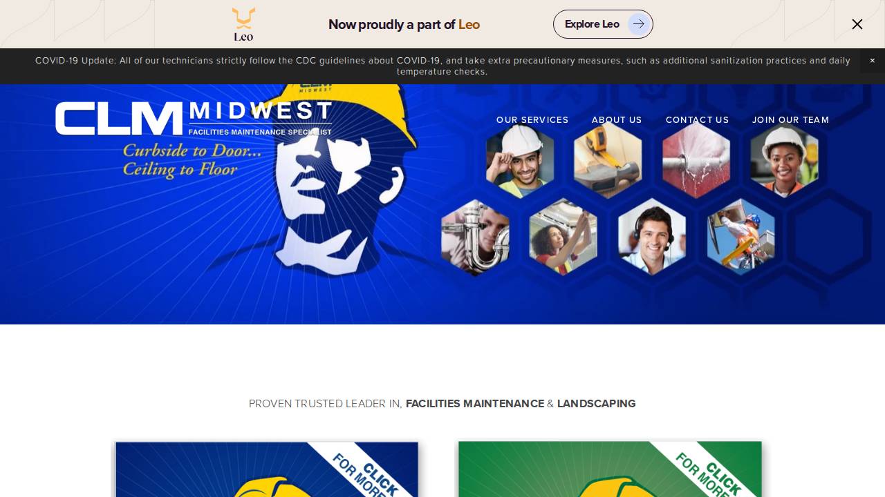 Clmp LLC website screenshot