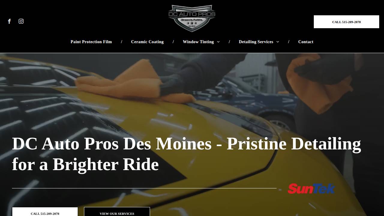 Dc Auto Pros LLC website screenshot