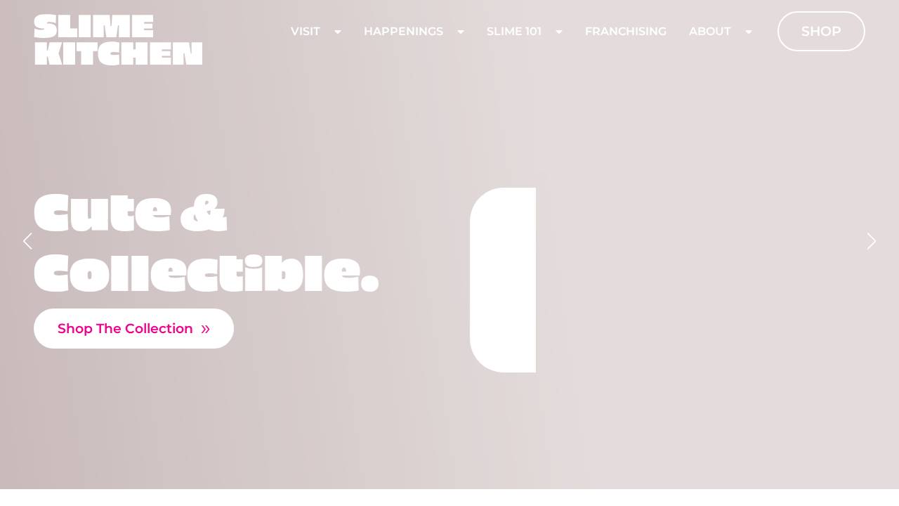 The Slime Kitchen website screenshot