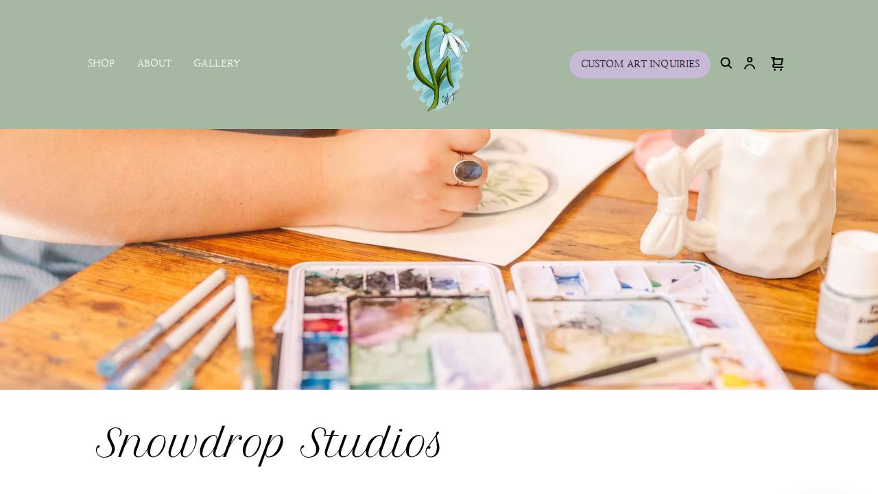 Snowdrop Studios LLC website screenshot