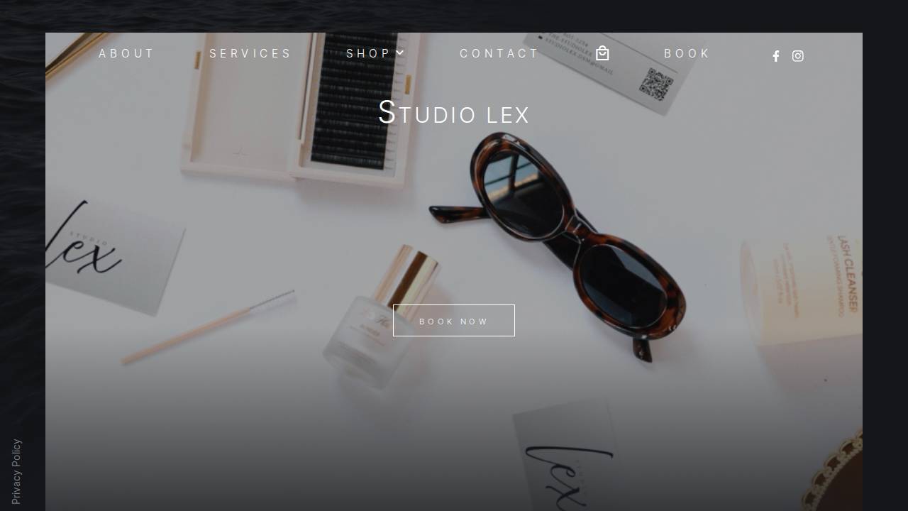 Studio Lex LLC. website screenshot