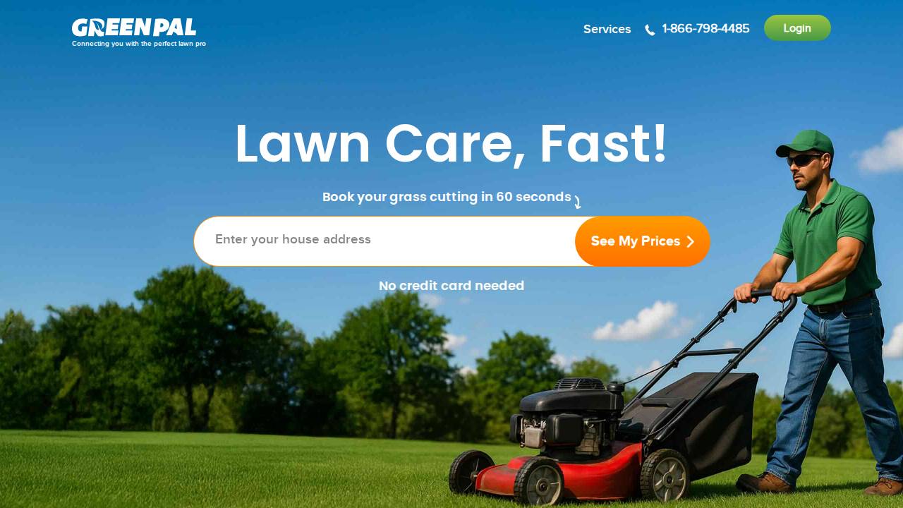 Mm Lawns Care website screenshot