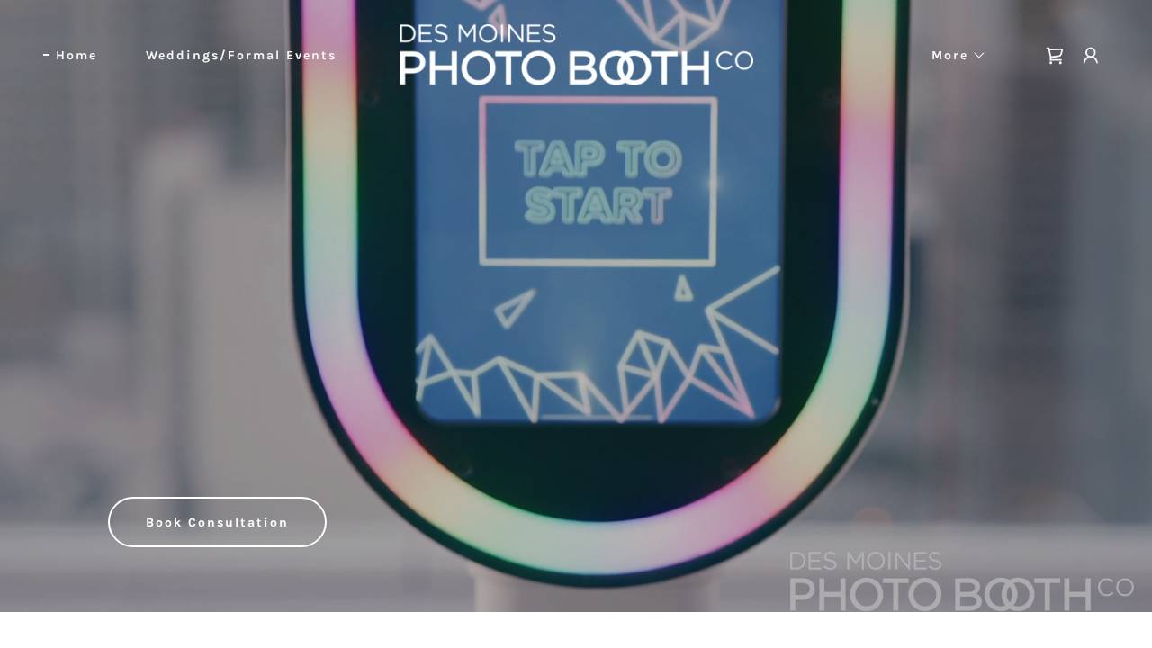 The Booth website screenshot