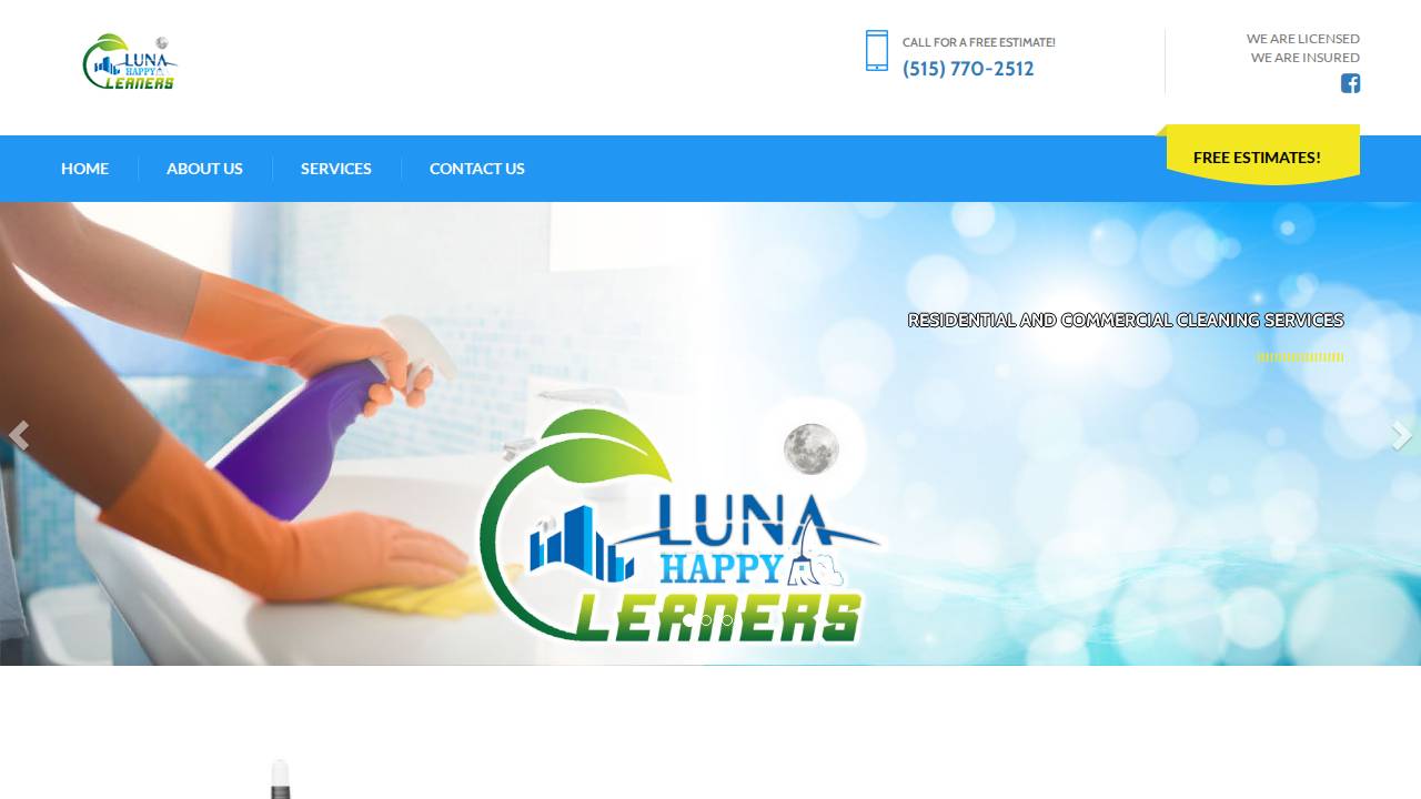 Angeles Luna website screenshot