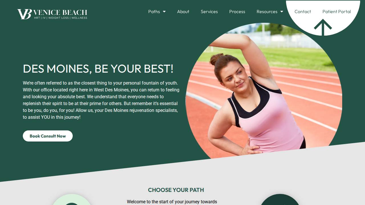 Bioscience Peptides website screenshot