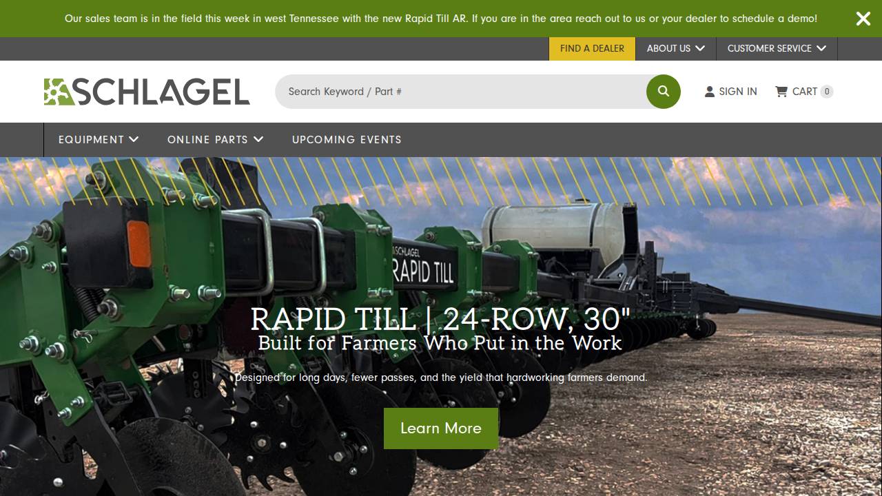 Slagle Inc. website screenshot