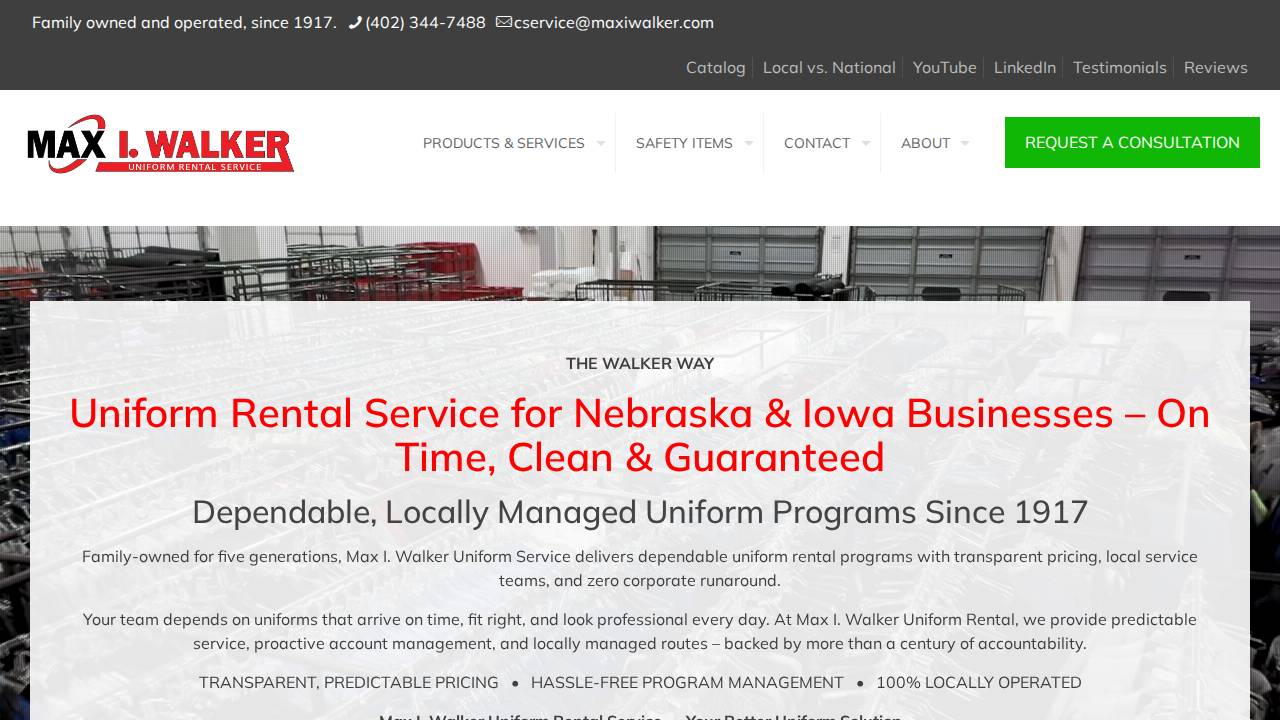 Family Walker Enterprises website screenshot