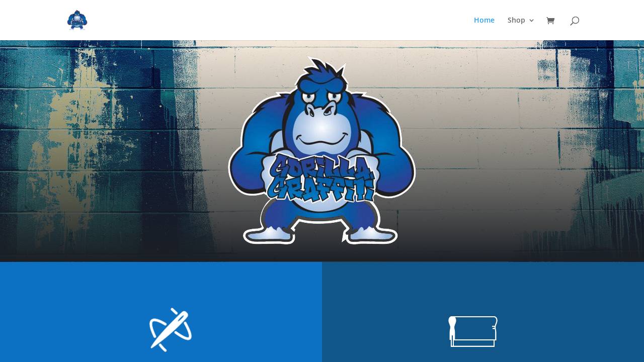 Printroidery - Gorilla Graffiti website screenshot