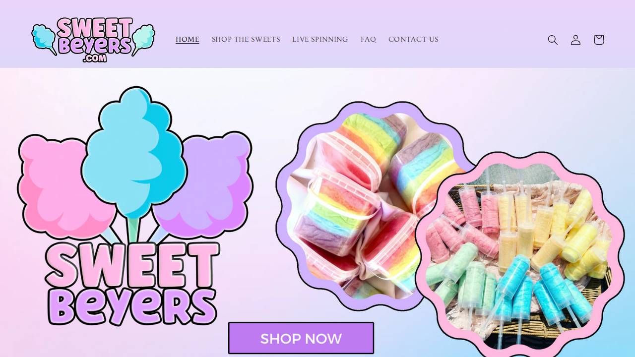 Sweet Beyers LLC website screenshot