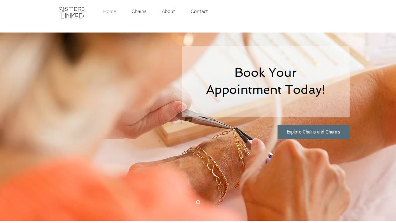 Sisters Linked website screenshot