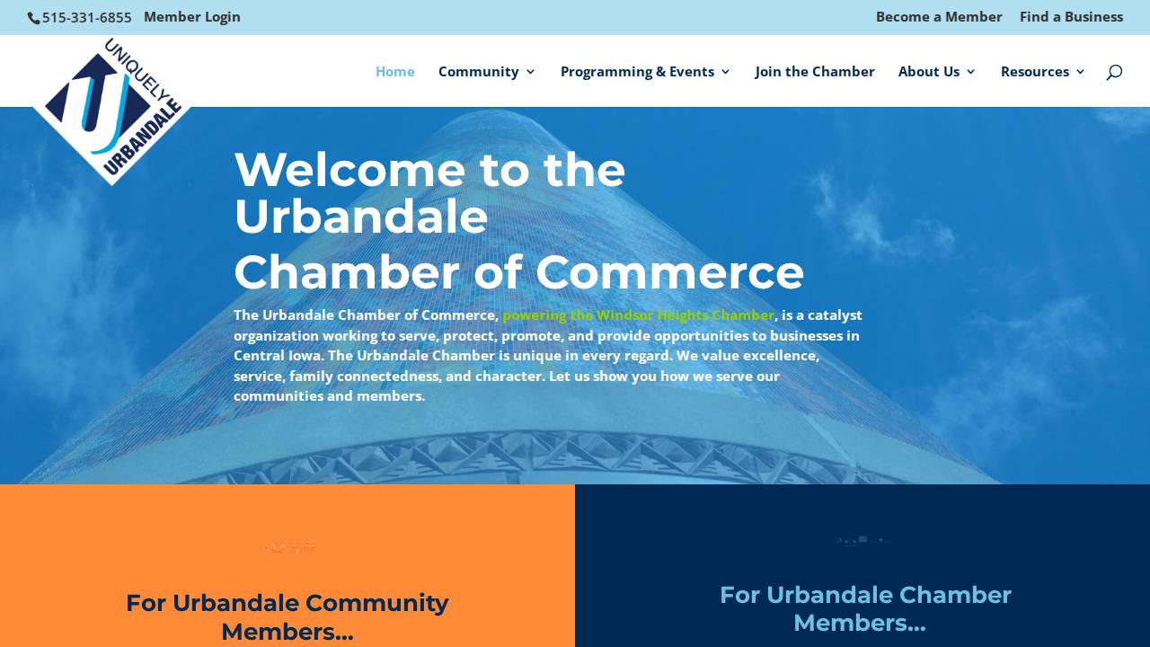 Win Urbandale Bowls website screenshot