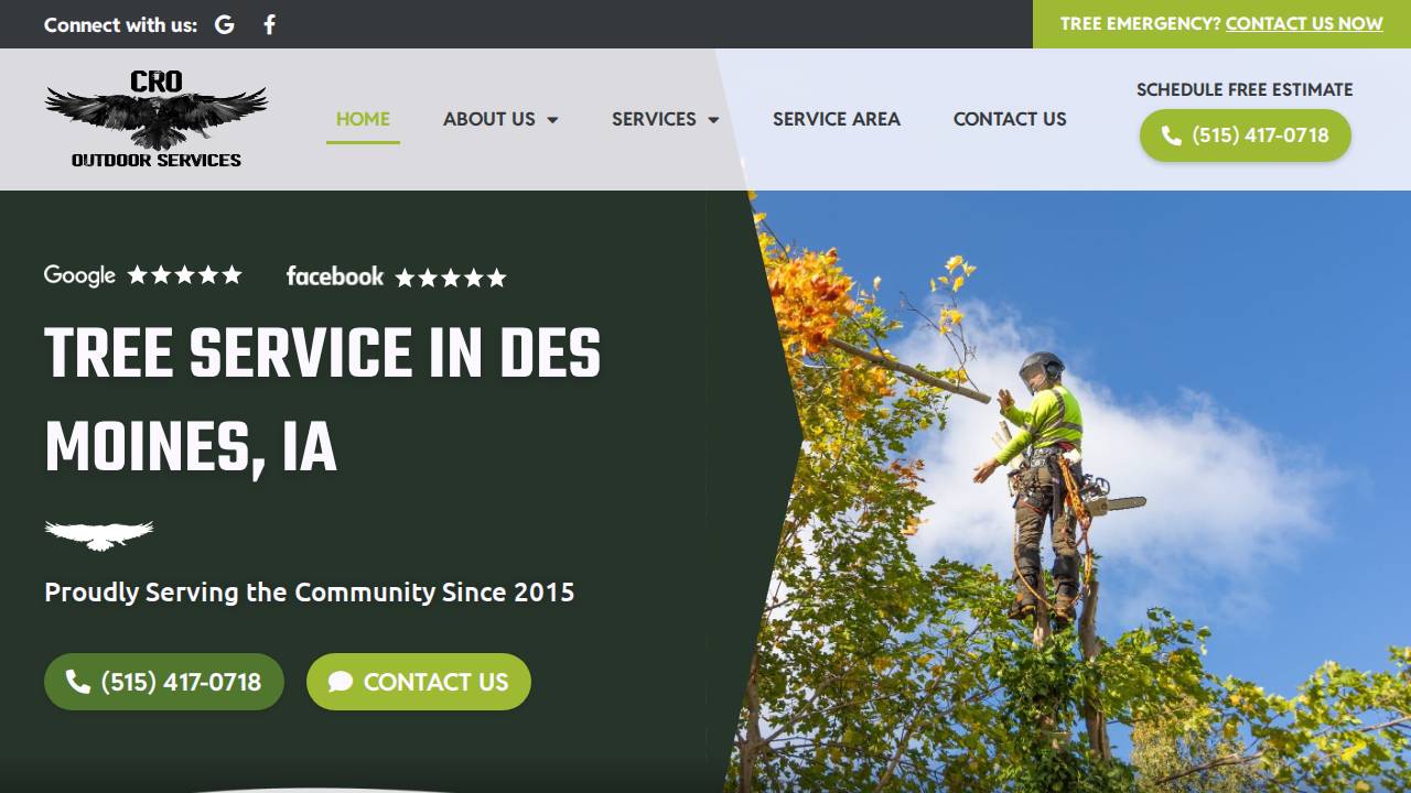 Core Outdoor LLC website screenshot