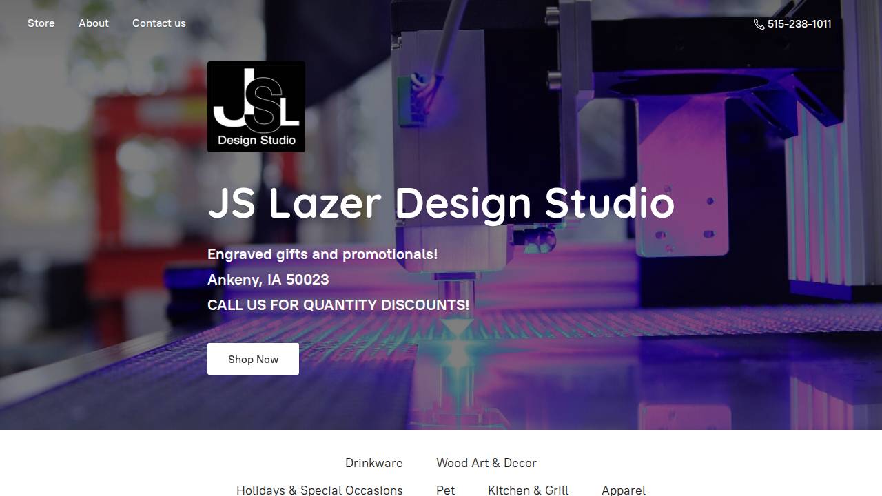 Zj Prints LLC website screenshot
