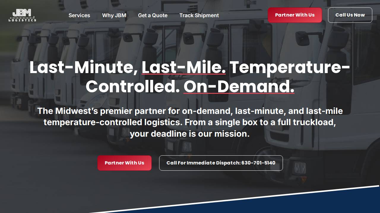 Jbm Co. LLC website screenshot