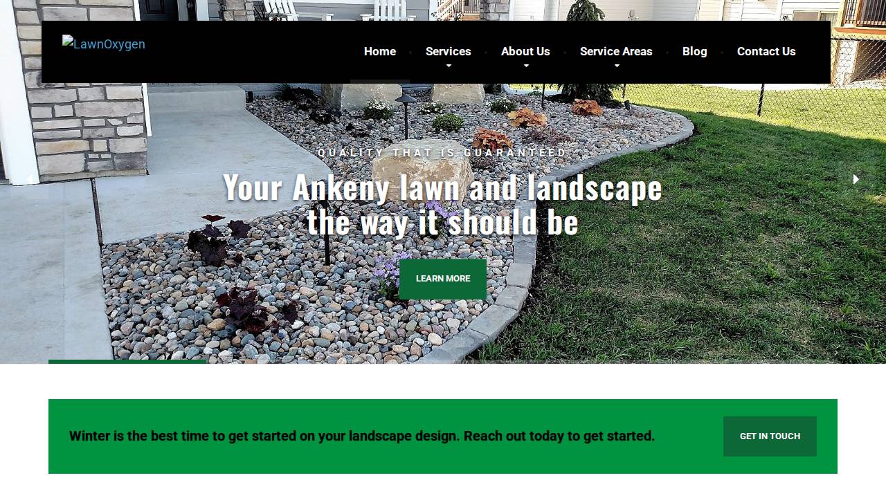 Absolute Aerating website screenshot