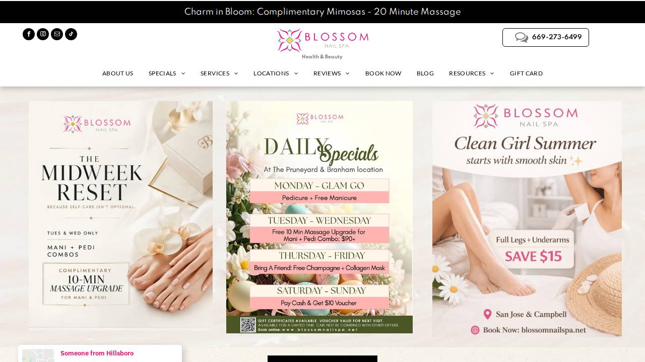 Elite Nails website screenshot
