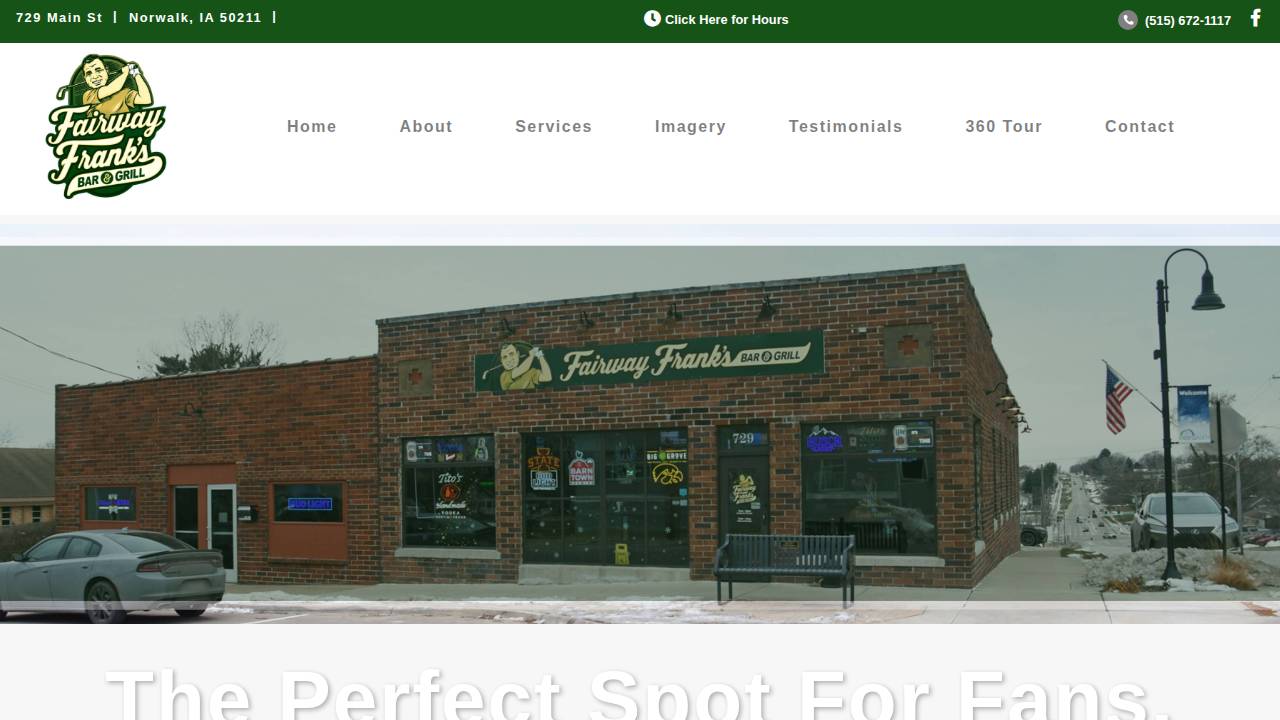 Fairway Franks LLC website screenshot