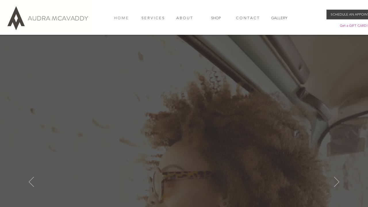 The Curl Center LLC website screenshot