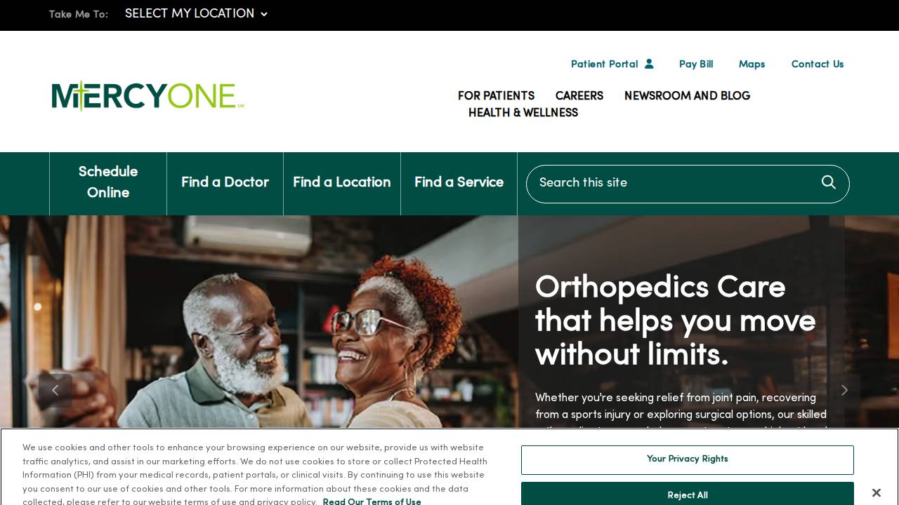 Jona Conklin, MD website screenshot