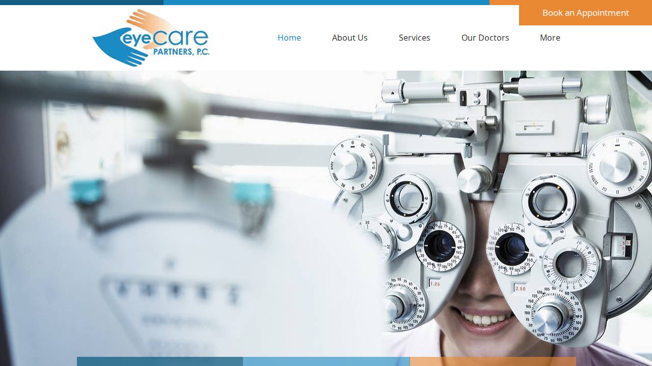 Eyecare Partners, P.c. website screenshot