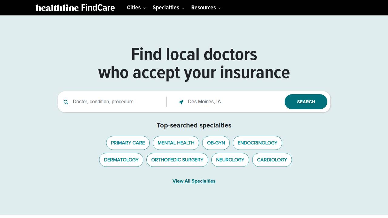 Patrick Gannon, O.D website screenshot