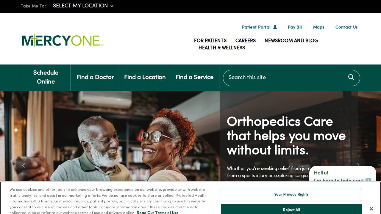 Richard Gloor, M.D website screenshot