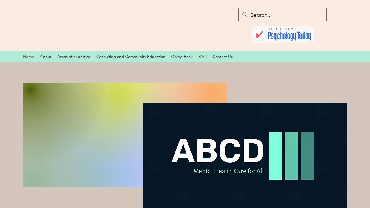 Abcd Therapy & Consulting LLC website screenshot