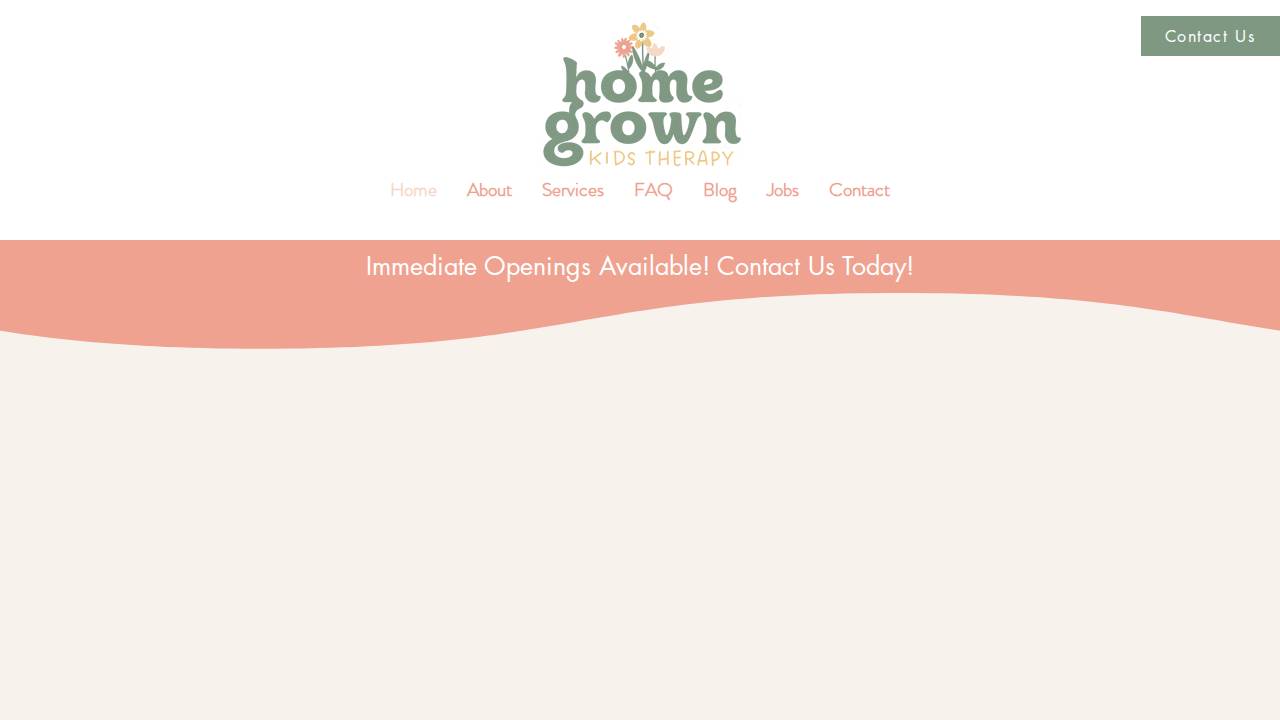 Brooke Brock, MA CCC-SLP website screenshot