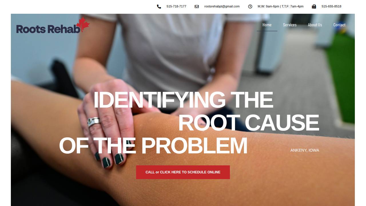 Kayla Deighan, DPT website screenshot