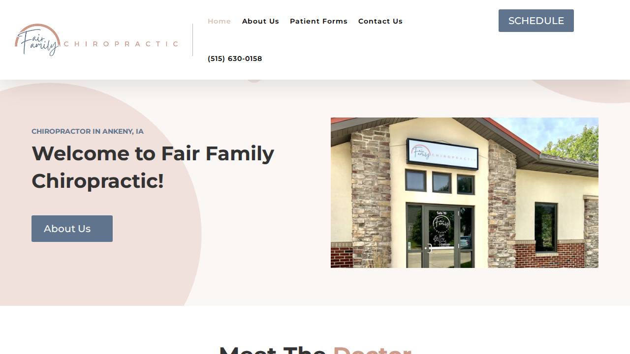 Dr. Allison Fair, P.c. website screenshot