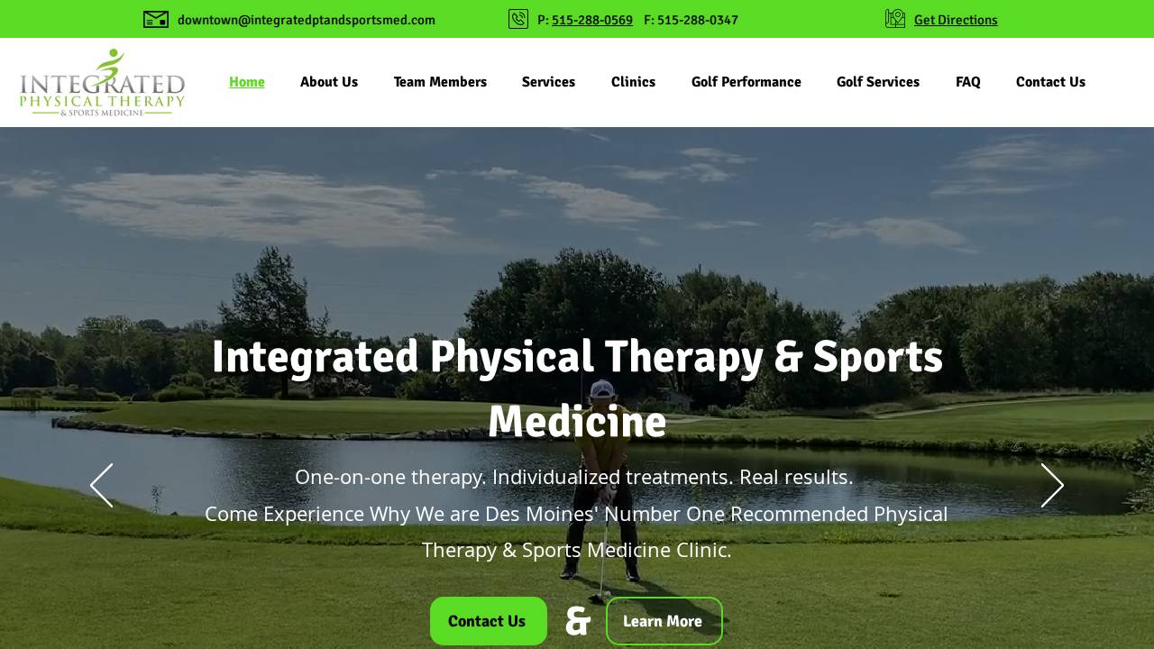 Alexandria Drenth, PT, DPT website screenshot