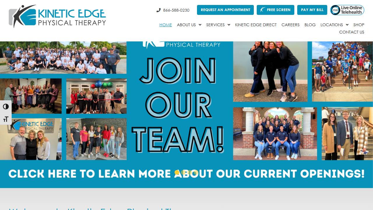 Andrew Estey, MSPT website screenshot