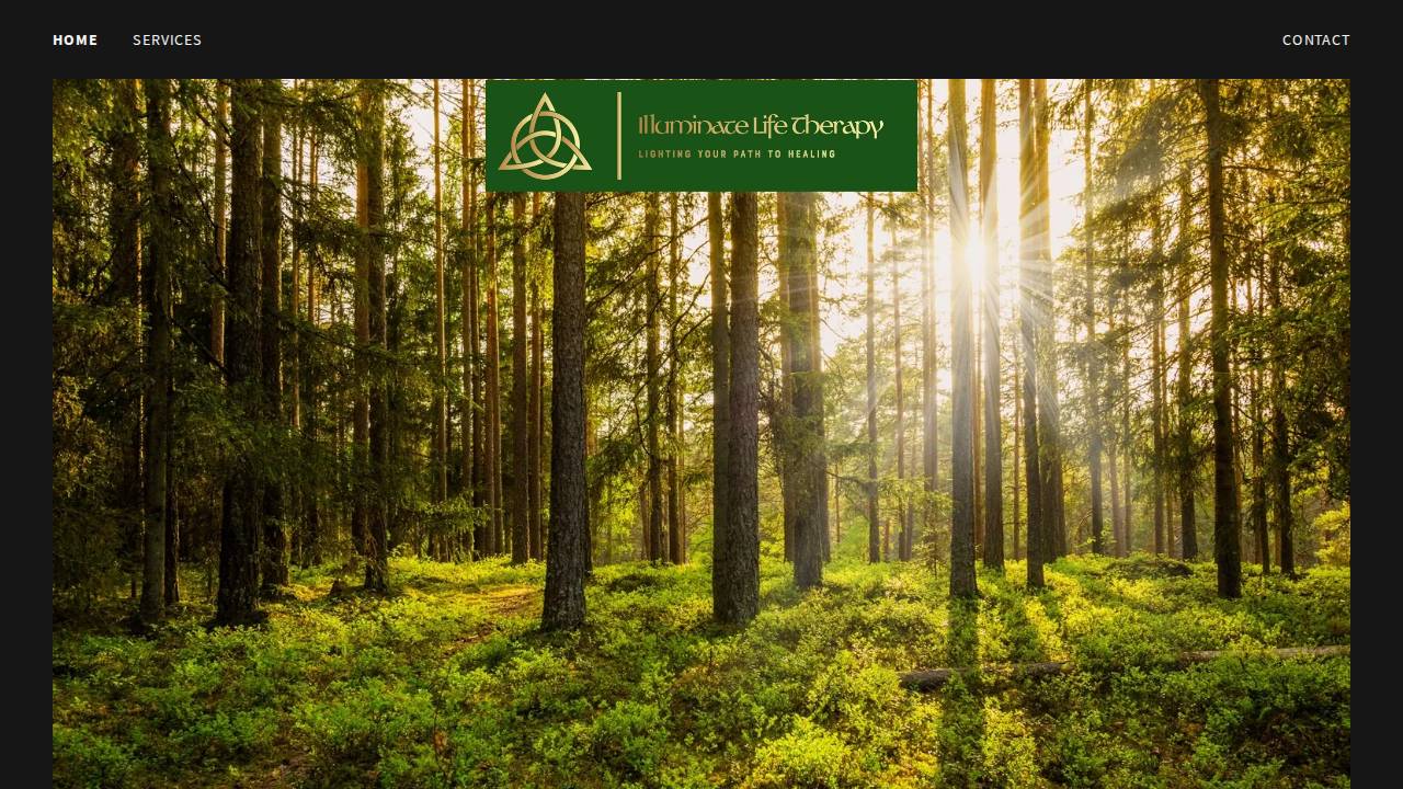 Illuminate Life Therapy, LLC website screenshot