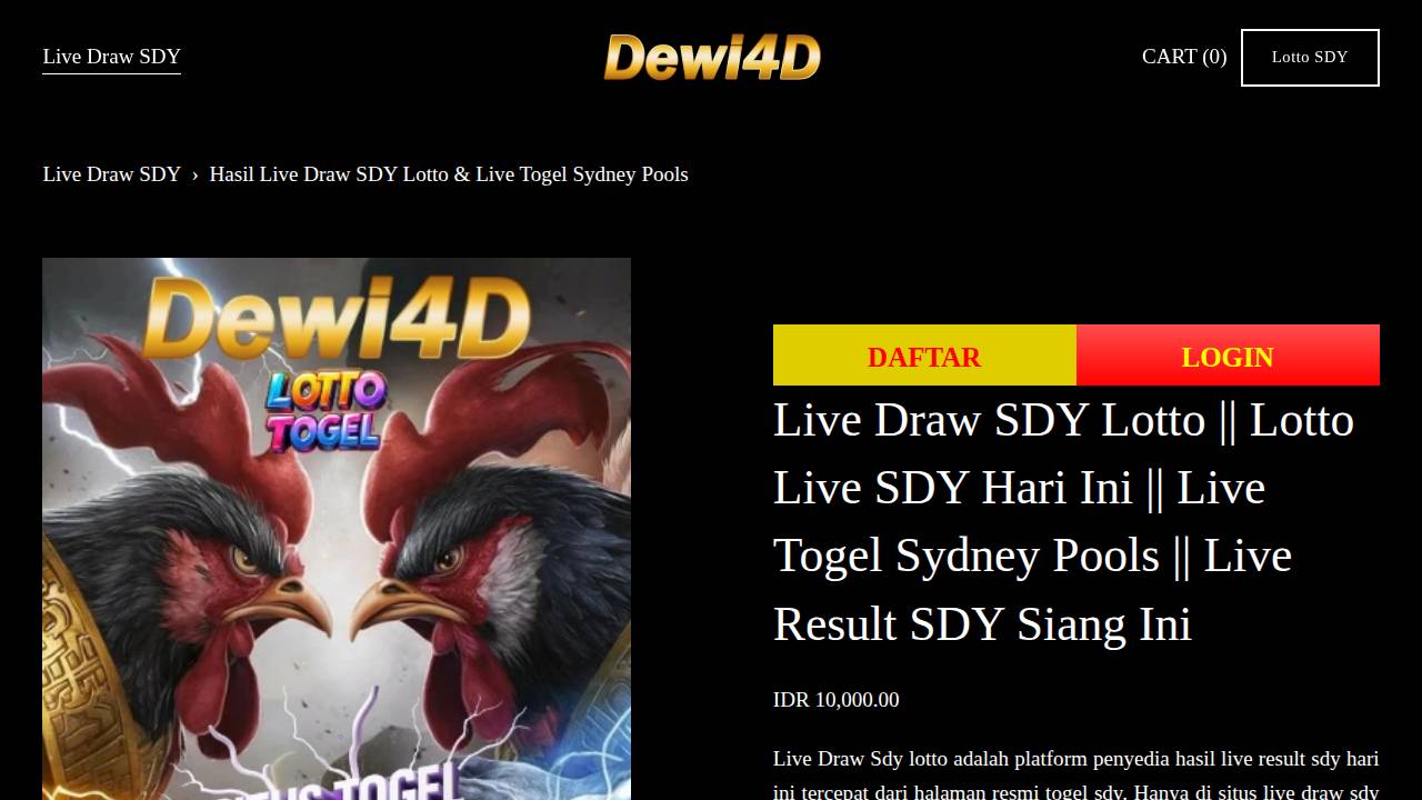 Roy Lubkeman, D.C website screenshot