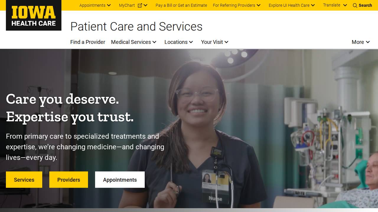 Gary Beasley, MD website screenshot