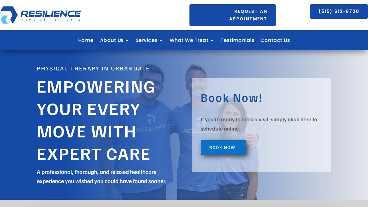 Samuel Farrell website screenshot